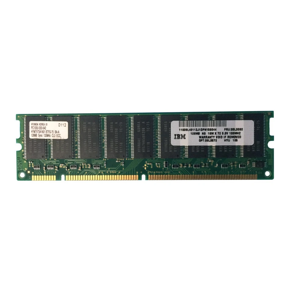 IBM 33L3082 128MB PC133 3.3V SDRAM ECC FOR XSERIES - Image 1 of 1