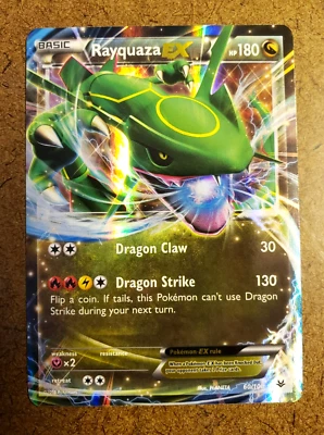 TCG POKEMON RAYQUAZA EX XY ROARING SKIES ROS REVERSE HOLO! ULTRA RARE! 60/108 NP - Image 1 of 4