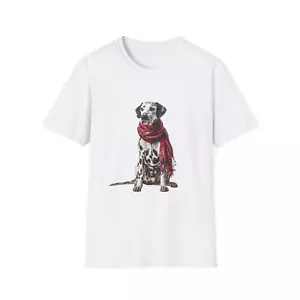 T-shirt cane dalmata San Valentino, maglietta simpatica amante dei cuccioli, regalo cane mamma, animale - Foto 1 di 17