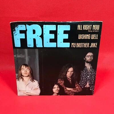 FREE All Right Now EP 1978 UK 7" vinyl single Wishing Well My Brother Jake 45 *~ - Image 1 of 4