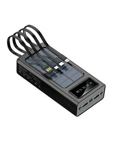 10W Outdoor Portable Solar Power Bank With 1 Cable, 30000mAh Capacity - Picture 1 of 6