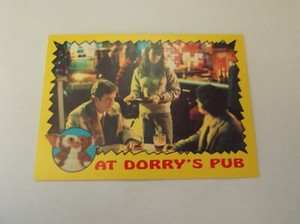 Warner Bros - Gremlins  "AT DORRY'S PUB #10 Trading Card - 1984