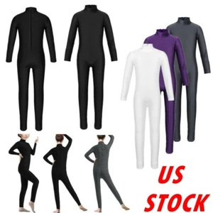 Niños Niñas Ballet Danza Leotardo Mameluco Body Gimnasia Mono Ropa de Baile - Imagen 1 de 63