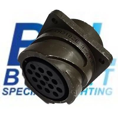 CA3102E20-27SB-14P-Circular Conn-Receptacle, Female Sockets Solder-1585985 - Image 1 of 3