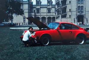 Porsche 911 Car 35mm Photo Slide Vintage 1981 - Picture 1 of 3