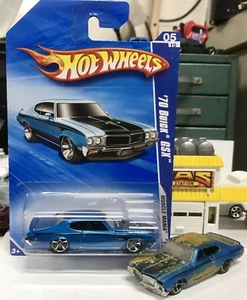 HOT WHEELS ‘70 BUICK GSX NEW IN BOX AND CUSTOM VERSION YOU GET BOTH - Picture 1 of 12