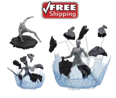 Effect Thunder explose Rock Blue wave Figuarts Figma D-arts rider 6'' 8'' Figure - Image 1 of 4