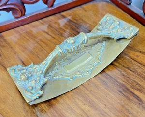 Antiker französischer verzierter schaukelnder Tintenlöscher aus Bronze Wippe Neoklassizismus Wiederbelebung - Bild 1 von 8