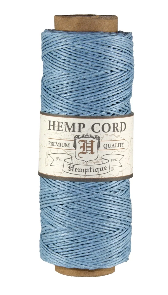 Cuerda de cáñamo #10 (,5 mm) carrete cáñamo 100 % natural joyería abalorios y artesanías Foto 1 de 1