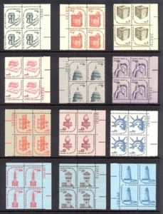 1581-1612 AMERICANA SERIES *19 PLATE BLOCKS COMPLETE SET* MINT-NEVER HINGED - Picture 1 of 3