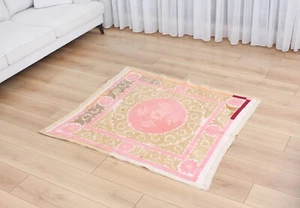 Suzani Fabric Suzani Throw  Uzbekistan 3.87' x 4.43' Vintage Fast Shipment 15745 - Picture 1 of 21