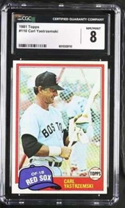 1981 TOPPS #110 CARL YASTRZEMSKI CGC 8 NM/MINT RED SOX 1752 - Picture 1 of 2