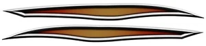 2 calcomanías gráficas para remolque de autocaravana barco -2214 - Imagen 1 de 1
