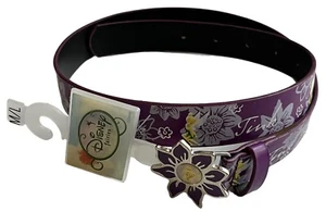 Disney Tinker Bell Girl’s Medium/Large Purple Belt With Flower Buckle New - Picture 1 of 5