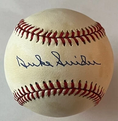 Vintage Duke Snider signed Rawlings National League baseball-BAS #AB96412 - Image 1 of 2