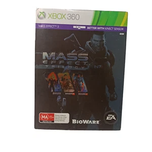Xbox 360 Microsoft Mass Effect Trilogy 1 2 3 Video Game Military Sci-Fi Action - Picture 1 of 19