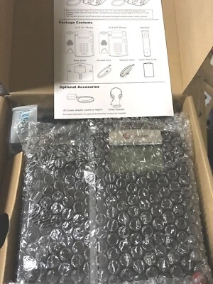 Polycom VVX 201 2 Lines PoE SIP VoIP Business Phone 2200-40450-019 ✅❤️️✅❤️️ NEW - Image 1 of 2