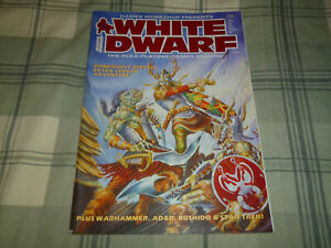 White Dwarf 85 en inglés Warhammer Fantasy roleplay RPG WFRP RuneQuest Pendragon