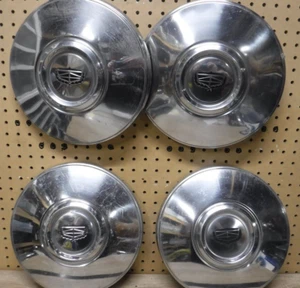 (4) VINTAGE 1972 - 1976 FORD GRAN TORINO OEM METAL 11" DOG DISH / HUBCAP #2E-3 - Picture 1 of 6