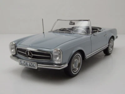 NOREV COLLECTORS 1:18 AUTO DIE CAST MERCEDES  BENZ 230 SL 1963 GRIGIO ART 183990 - Immagine 1 di 4