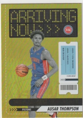 Ausar Thompson Arriving Now Holo Insert Rookie Year 2023-24 NBA Hoops - Image 1 of 2
