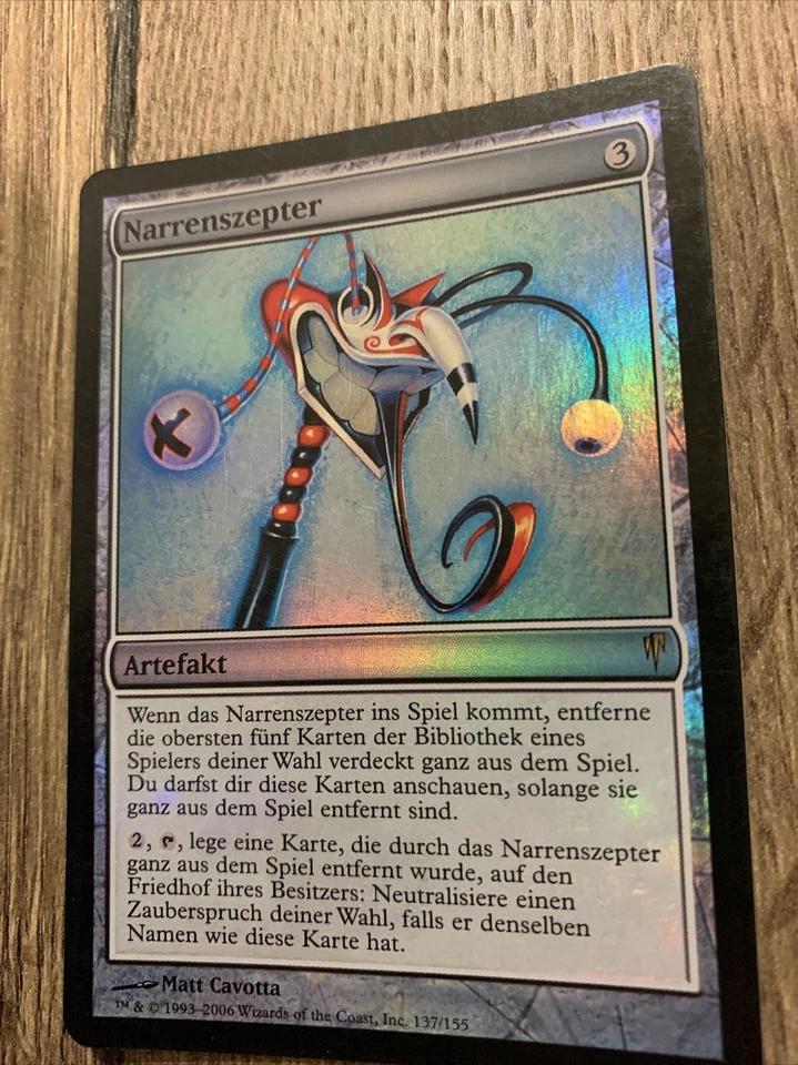 Jester's Scepter *FOIL* - Coldsnap - LP mtg magic The Gathering X2 - Image 1 of 2