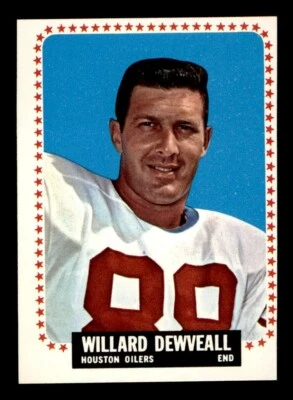 1964 Topps Football #72 Williard Dewveall EX/MT - Image 1 of 2