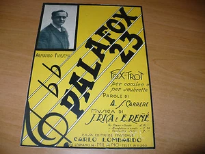 SPARTITO MUSICALE PALAFOX 23 ARMANDO FINESCHI A.S.CARRERE J.RICA E.RENE' 1920 - Imagen 1 de 1