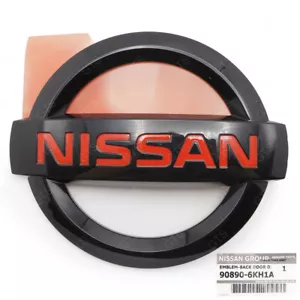 Rear Tailgate Red Black Emblem Fits Nissan NP300 D23 Pro 4X Pick UP 2016 2021 - Bild 1 von 8