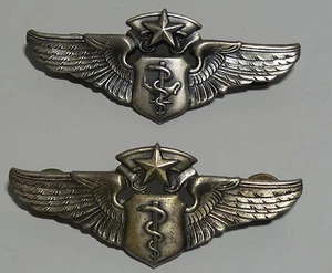 MILITARIA : U.S AIR FORCE FLIGHT SURGEON WINGS                        (CCB) - Picture 1 of 5