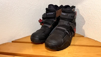 Botas Thor Blitz XRS Negras/Rojas Talla 6, Muy Buen Estado Foto 1 de 4