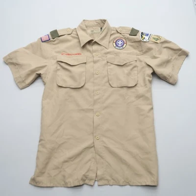 Boy Scouts of America BSA Uniform Shirt Boys Youth XL Vented Microfiber - Image 1 of 4