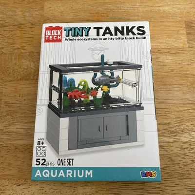 NEW, TINY TANKS AQUARIUM 52 PCS BLOCK SET, BLOCK TECH - Image 1 of 2