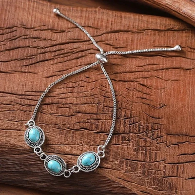 Turquoise Bracelet - Country/Western Style - Image 1 of 3