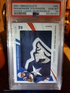 2021 IMMACULATE RHAMONDRE STEVENSON ROOKIE LOGOS MEMORABILIA /16 - Bild 1 von 5