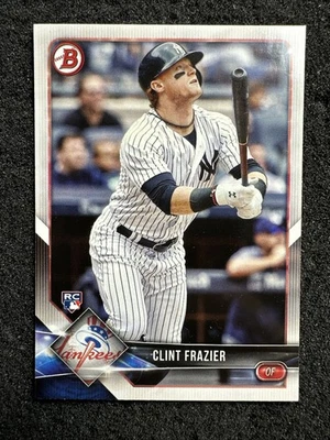 Cartão de beisebol novato CLINT FRAZIER #26 2018 Bowman quantidade New York Yankees - Imagem 1 de 2