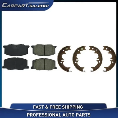 Juego de pastillas de freno de disco delanteras traseras zapata de freno de estacionamiento para Toyota Camry 1988-1991 Foto 1 de 4