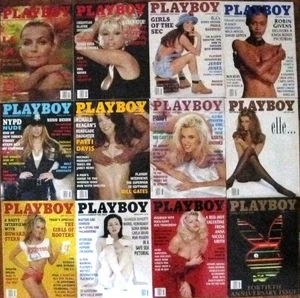 PLAYBOY MAGAZINE COMPLETE YEAR 12 ISSUES WITH CENTERFOLDS VG - Picture 1 of 1