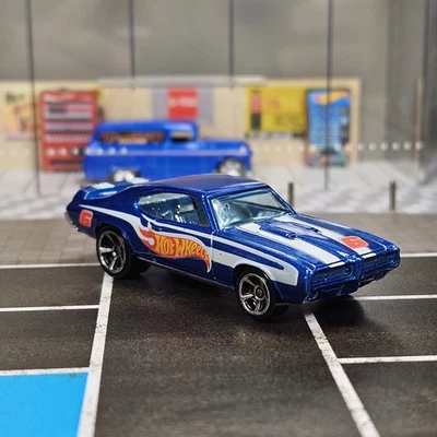Pontiac GTO 1969 Hot Wheels '11 HW Racing azul 2011 Race Team Racing suelto 69 Foto 1 de 4