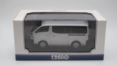 1:43 EBBRO 2012 NISSAN NV350 CARAVAN / URVAN DX SILVER DIECAST CARS - Image 1 of 4