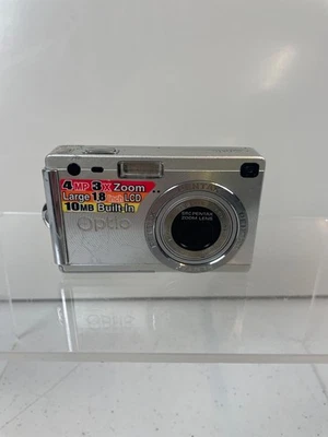 Pentax Optio S4i Digital Camera Point and Shoot With Battery Tested Working - Image 1 of 4