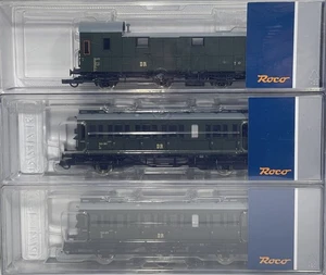 Roco H0 6200130 Nebenbahnzug 3-tlg. Set 1 DR Ep.III Neu & OVP - Picture 1 of 14