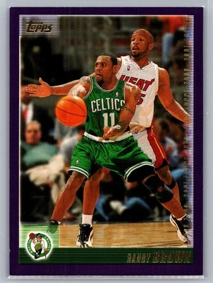 2000-01 Topps Randy Brown #180 Boston Celtics - Image 1 of 2