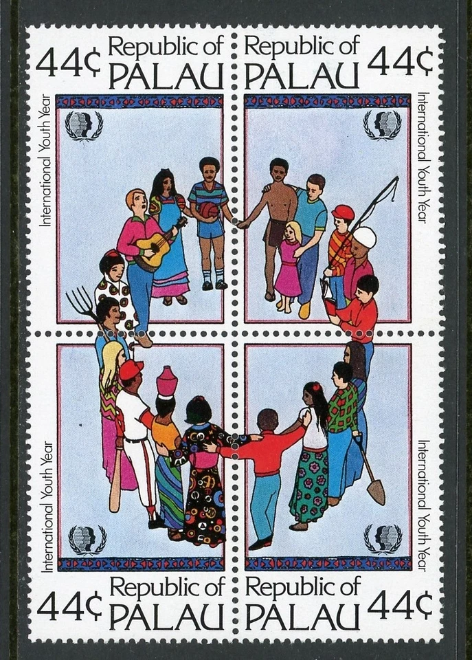 Palau Scott #89a MNH BLOCK Int'l Youth Year IYY $$ - Image 1 of 1