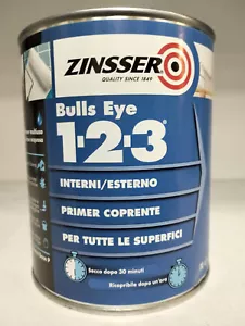 ZINSSER - Primer sigillante multiuso acqua antimacchia 1-2-3 BULLS EYE BIANCO 1L - Foto 1 di 2