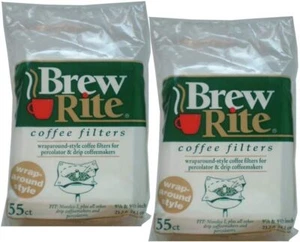 Brew Rite Wrap Around Kaffeemaschine Kaffeefilter 55 Ct 2er Pack - Bild 1 von 1
