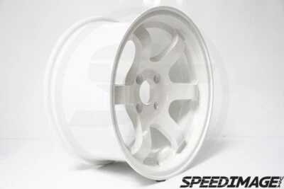 ROTA GRID CONCAVE WHEELS WHITE 15X8 4X100 +20 OFFSET FOR EG CIVIC MIATA — 第 1/3 张图片