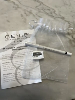 GENIE Beauty Superglide Gel Eyeliner in Black ~ new With Sharpener~ - Image 1 of 4