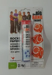 NEW The Big Bang Theory Rock Paper Scissors Lizard Spock Dice Game (Y1) - Picture 1 of 5