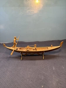 Góndola vintage de latón Ricardo Di Venezia - Imagen 1 de 14